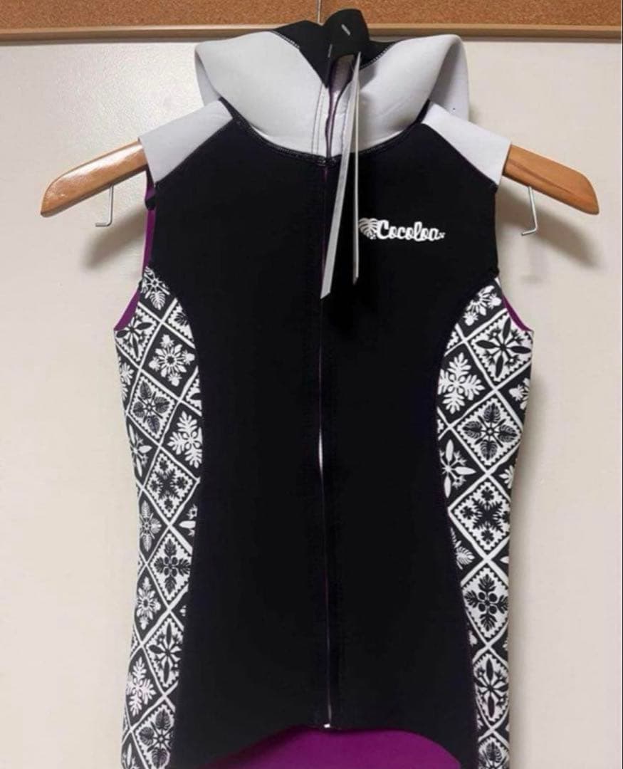 【再入荷】新品2mm/Lサイズ ココロア フードベスト ウエットスーツ