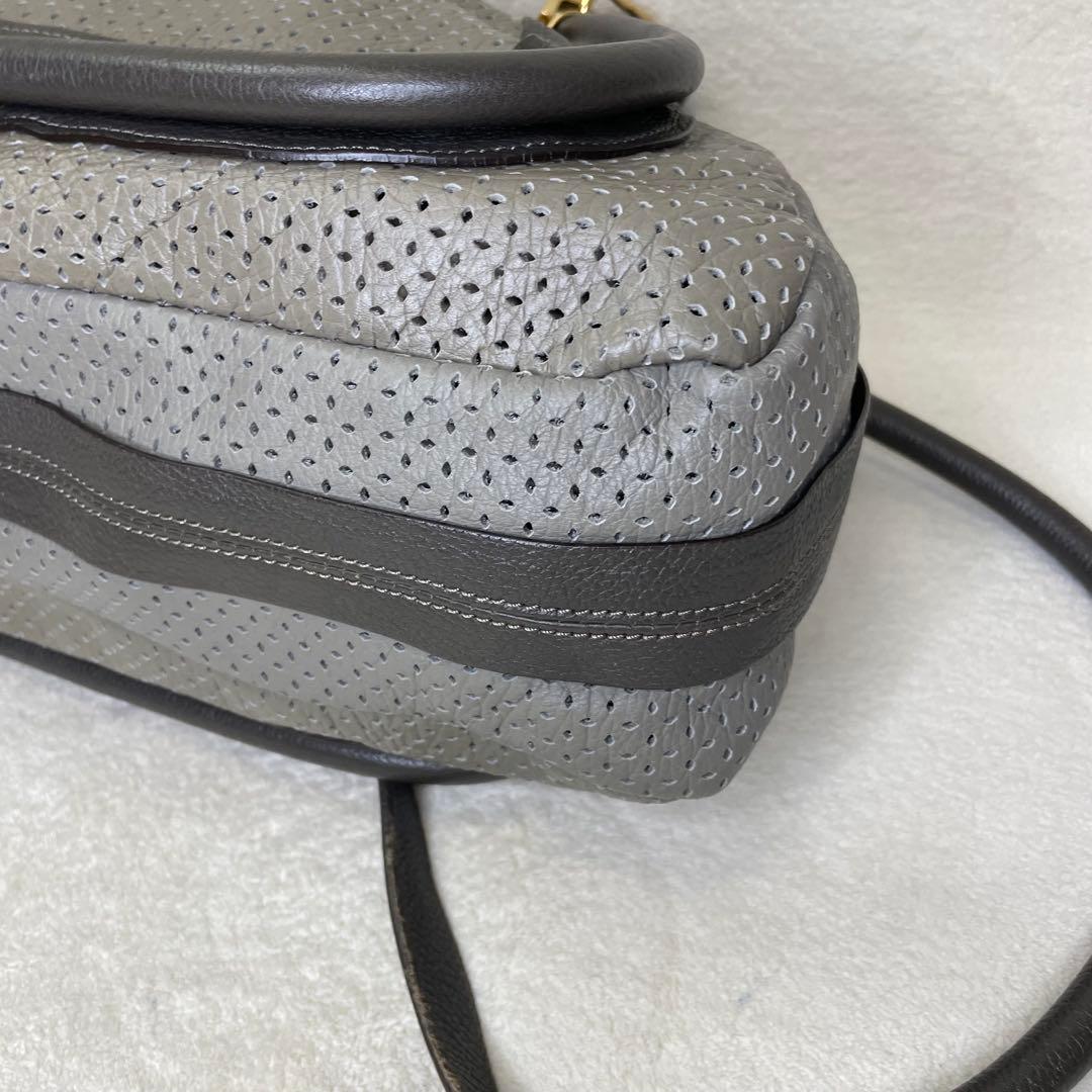 希少Chloe クロエ 2way パラティ ショルダーバッグ パンチング Y2K