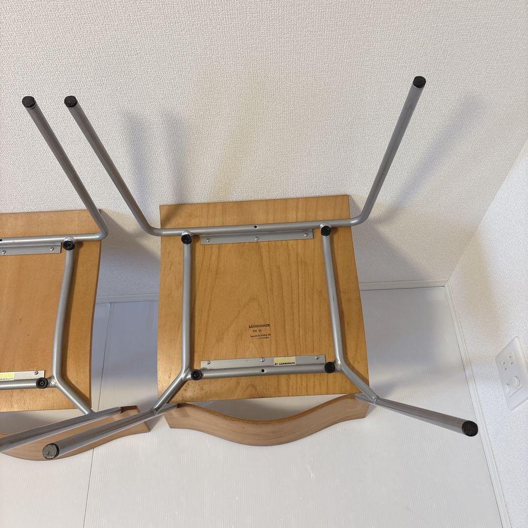 北欧レトロ LAMMHULTS CAMPUS ラムホルツ キャンパス 2脚セット