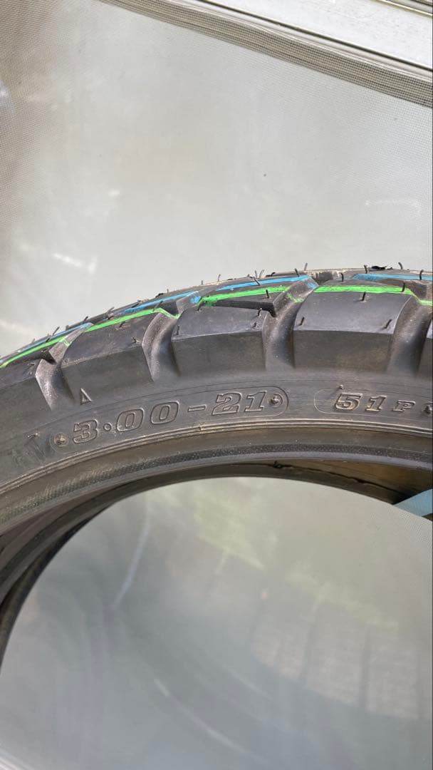 新品前後セットD604 3.00-21 4.60-18ダンロップ