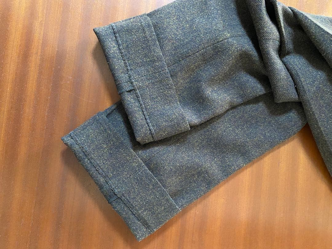 ポールスミスブラック　ツイードパンツスーツ40