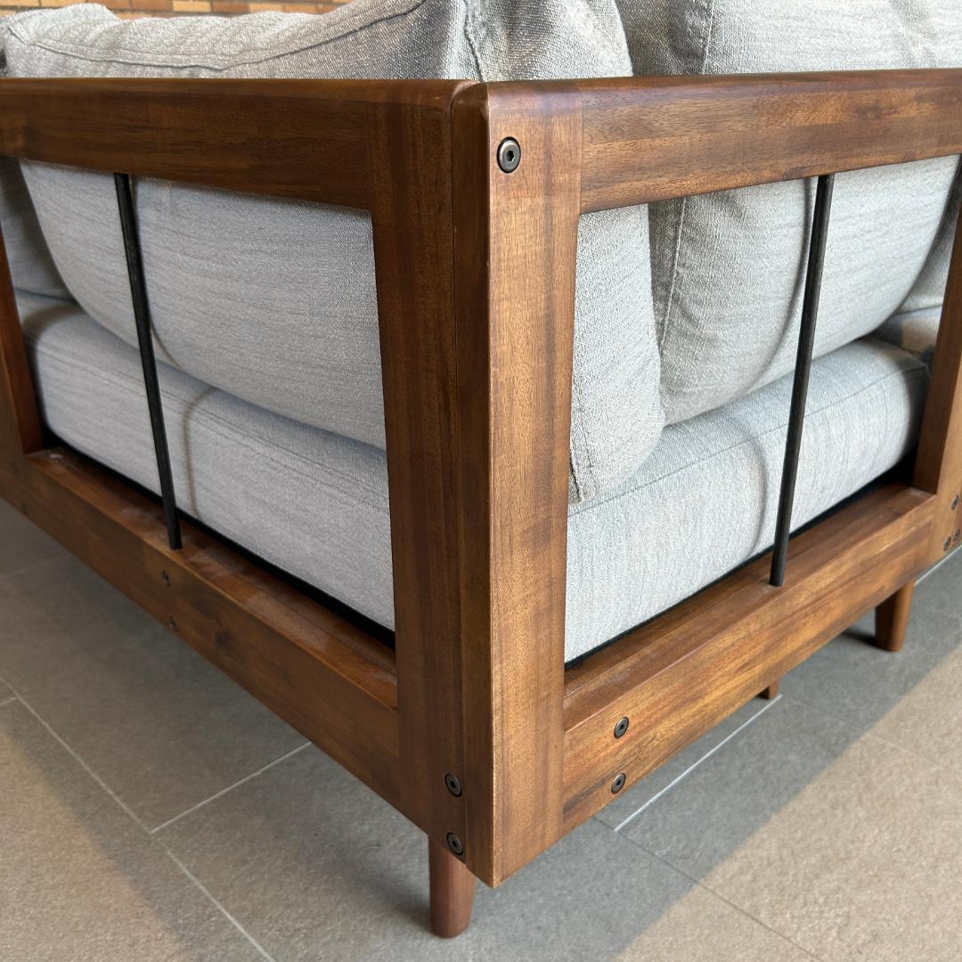 ２個口のa 美品 ♥ unico　ウニコ　コーナーソファー ベンチセット