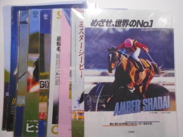 JRA ヒーロー列伝 馬 クリアファイル 14点セット