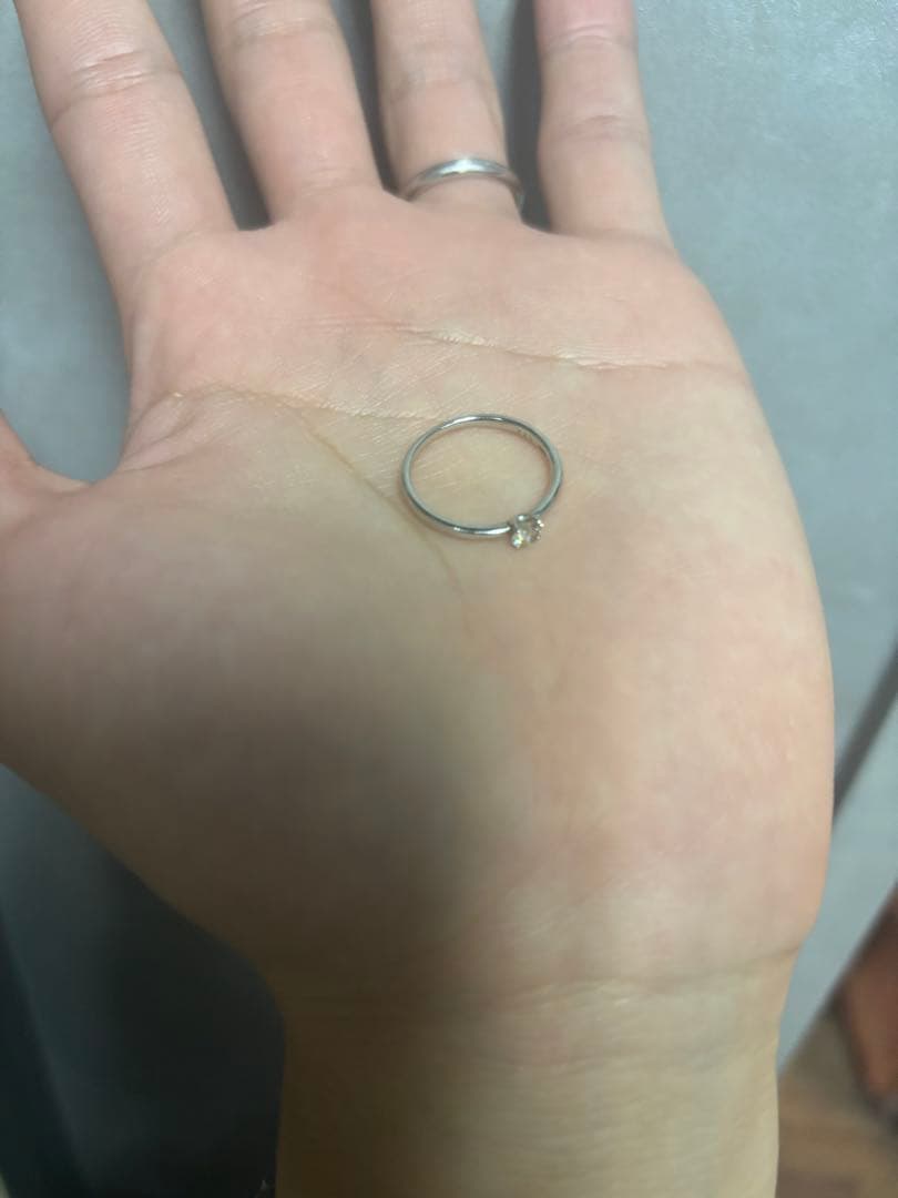 Pt900 一粒ダイヤモンドリング 11号｜婚約指輪 シンプルリング プラチナ