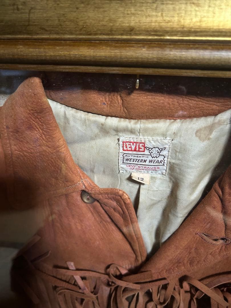 50s levis shorthorn deerskin 額