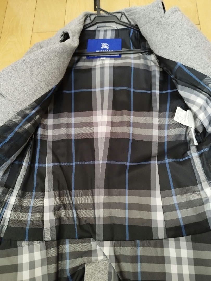 美品　BURBERRY BLUE LABEL グレー コート