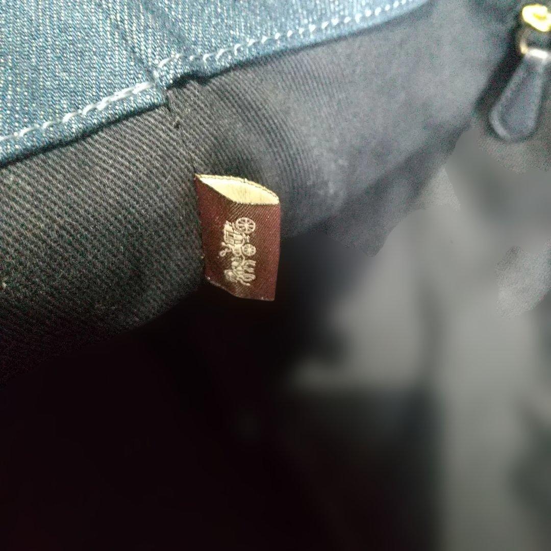 期間限定値下げ COACH デニム花柄トートバッグ 91049