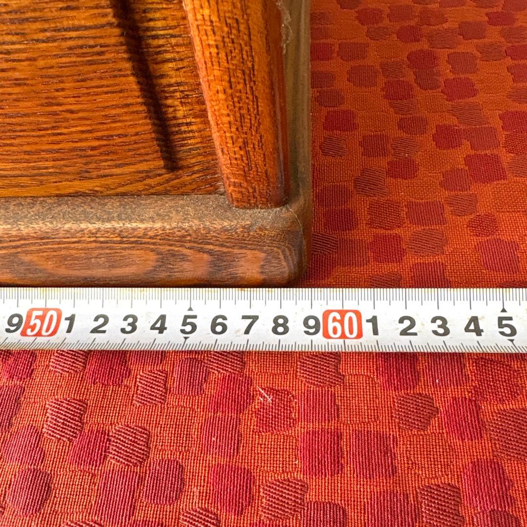 天然木　段違飾り棚　茶箪笥　ミニ