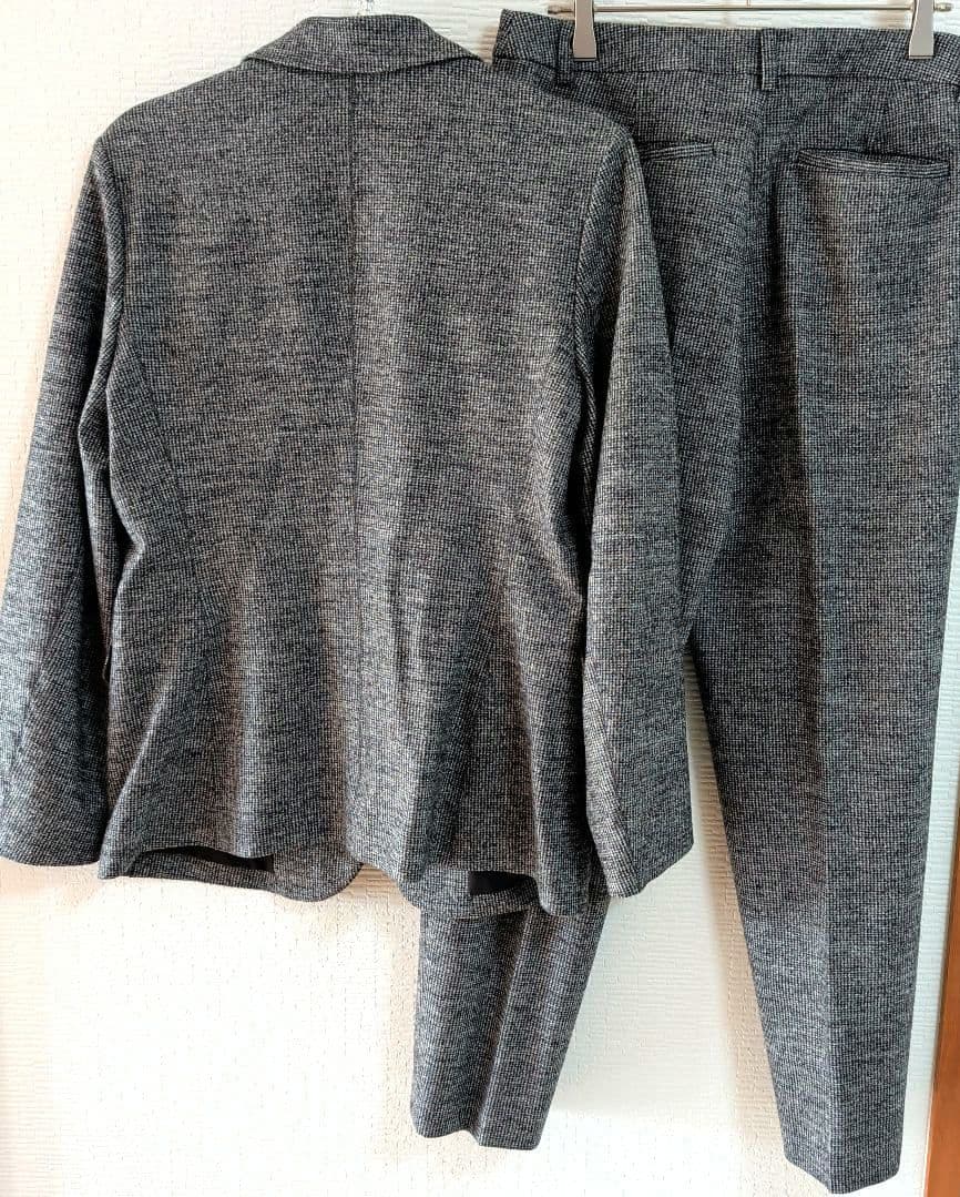 マッキントッシュロンドン　グレー パンツスーツセットアップ ウール　サイズ40