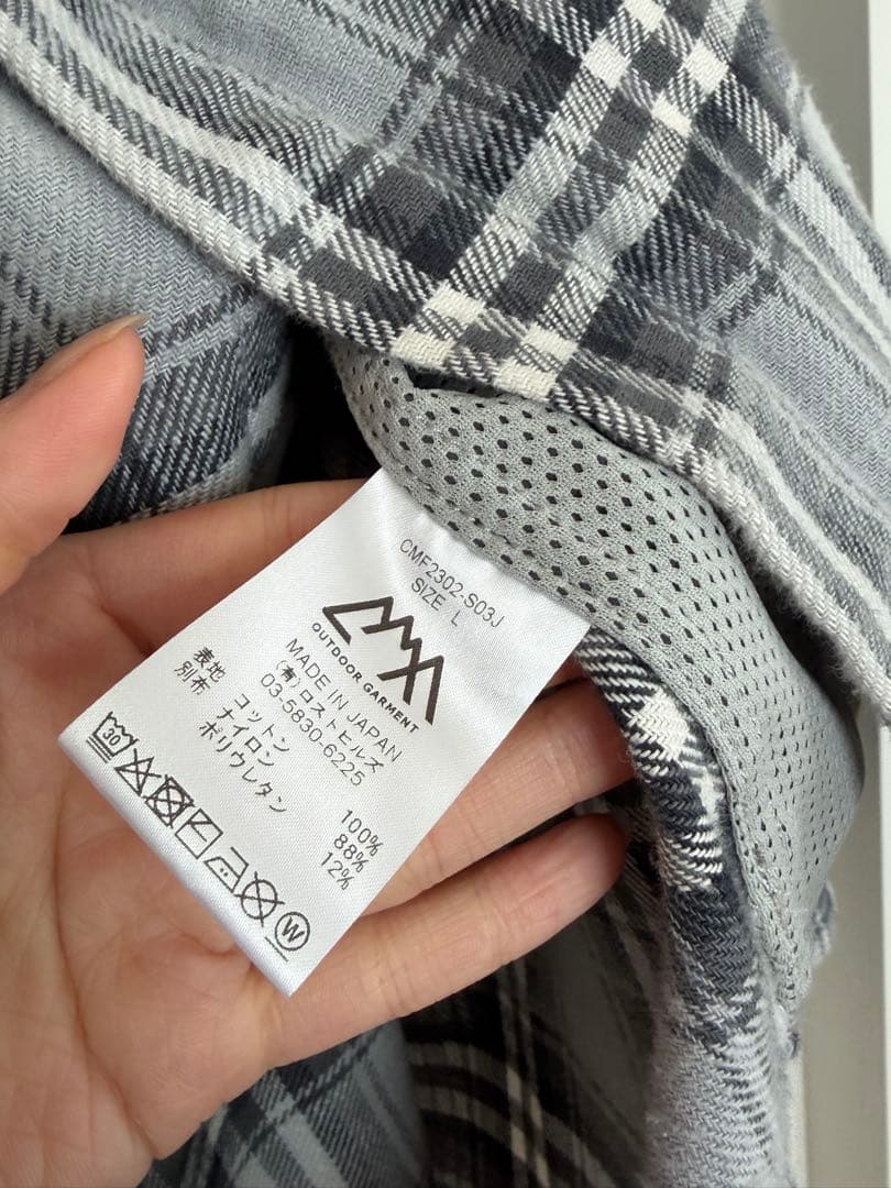 ワイルドピッチ　CMF OUTDOOR GARMENT PFチェックシャツ