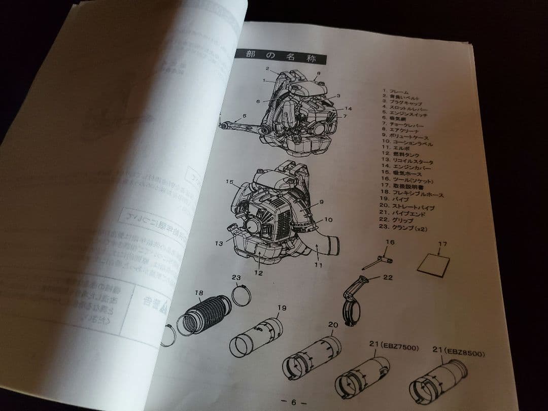 プロ仕様 ゼノア ブロワー EBZ7500 即戦力