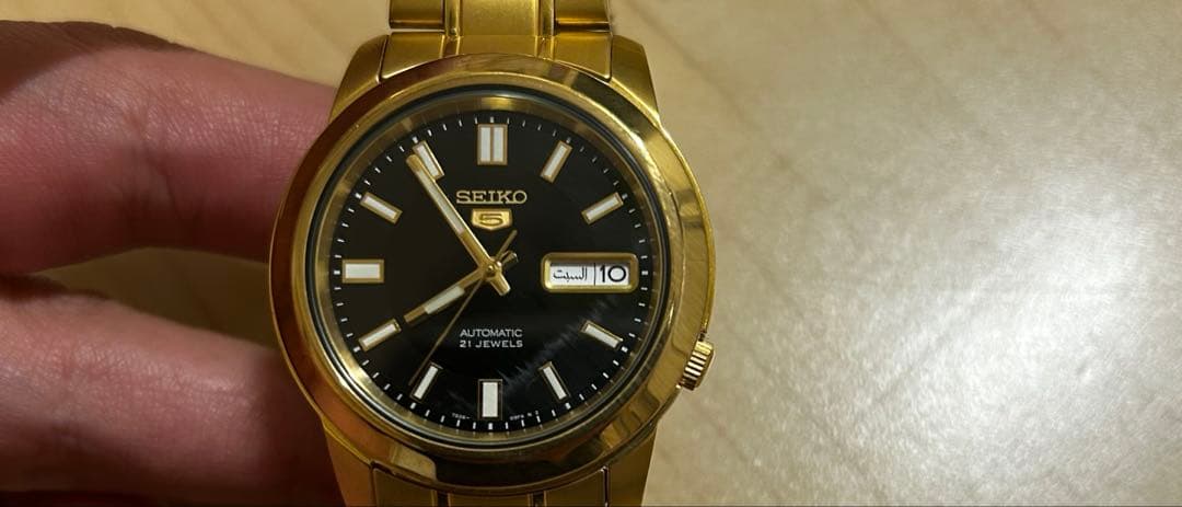 SEIKO 自動巻き 腕時計 ゴールド