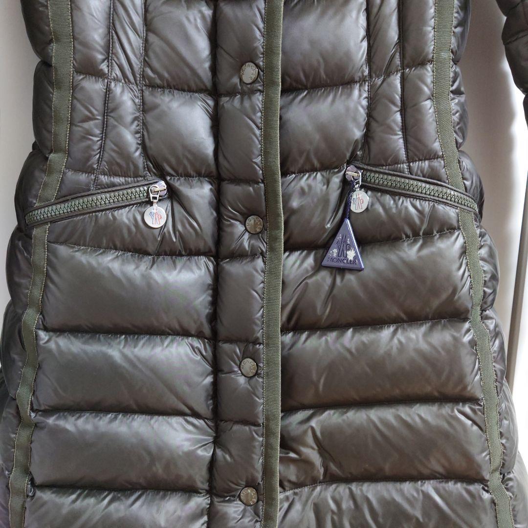 最終お値下げいたしました Moncler ダークグリーン ロングダウンジャケット