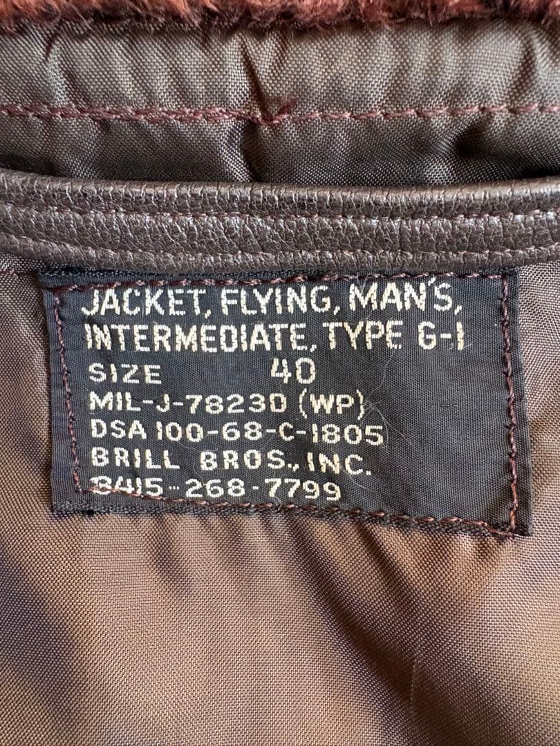 実物 G1フライトジャケットsize40