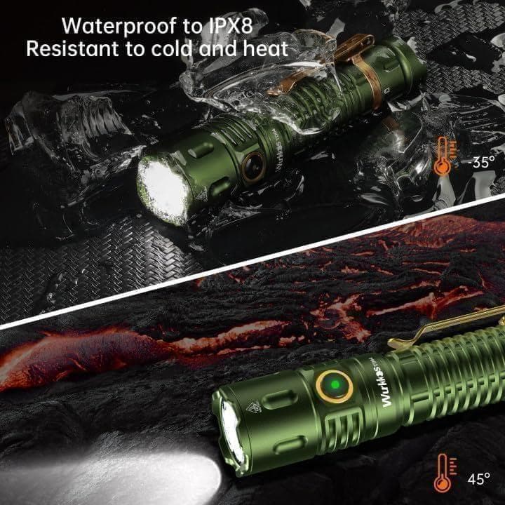 Wurkkos TD04 懐中電灯 ledライト強力3000ルーメンタクティカA