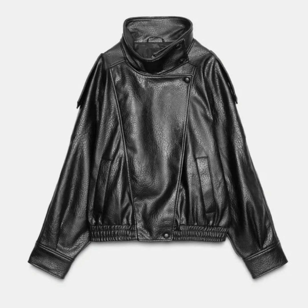 も*ね様 ZARA フェイクレザージャケット