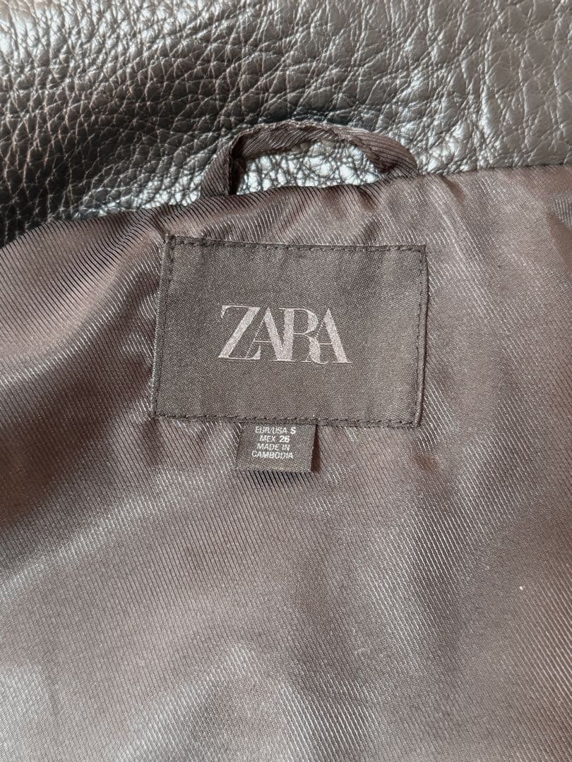 も*ね様 ZARA フェイクレザージャケット