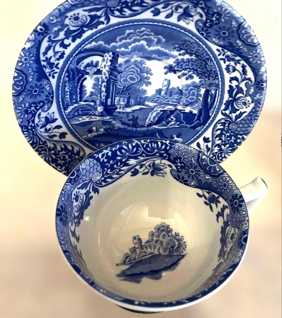 ▪️spode スポード　ブルーイタリアン　ペア10点セット
