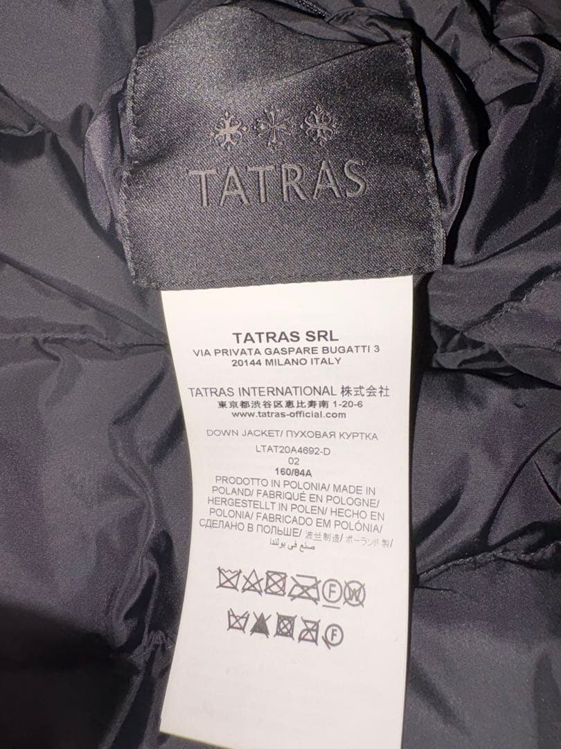美品　TATRAS タトラス マーレ 02 ブラック
