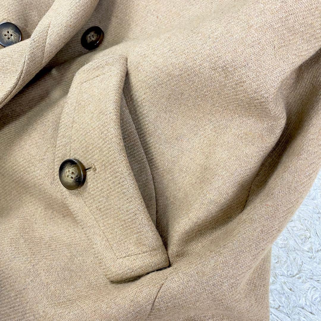 【極美品】マックスアンドコー ウールチェスターコート ダブル 42 キャメル