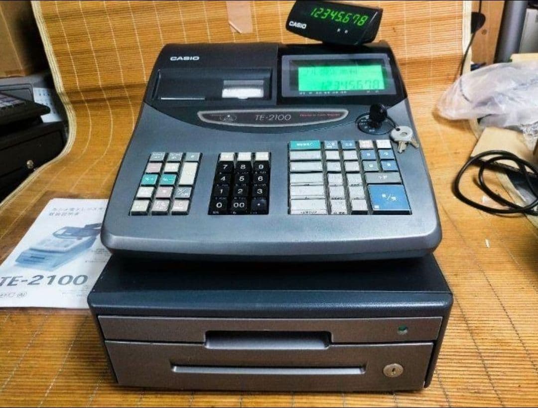 カシオレジスター　TE-2100　フル設定無料　長期使用可能　911772