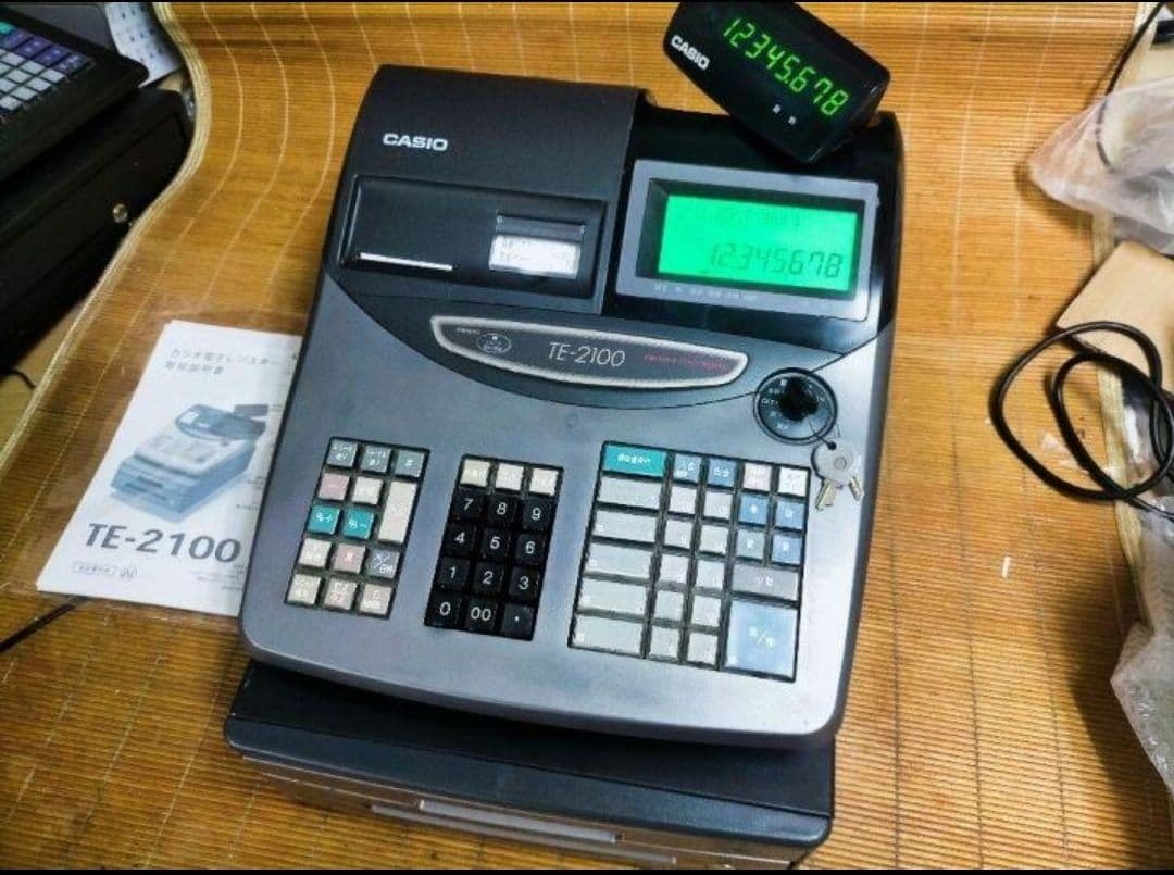カシオレジスター　TE-2100　フル設定無料　長期使用可能　911772