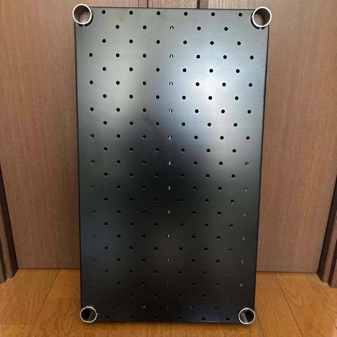 ホームエレクター パンチングシェルフ ブラック 600mm x 350mm 3枚