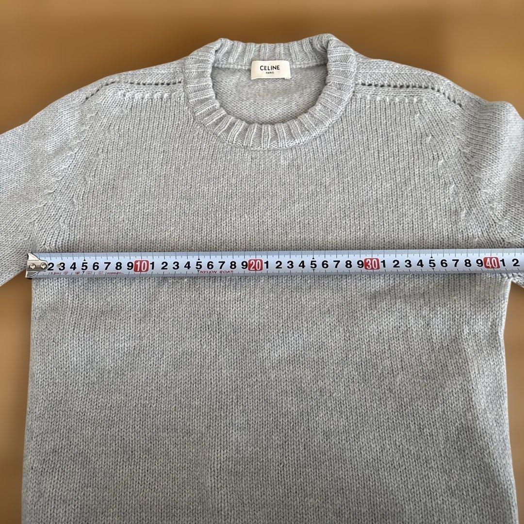 CELINE クルーネック ニット 長袖 ウール100%