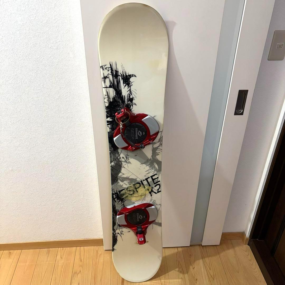 スノボ　K2 RESPITE 140 ビンディング　キスマーク　ステップイン