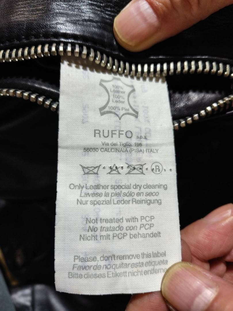 ヴェルサーチ　 皮ジャケット　レザーライダースジャケット