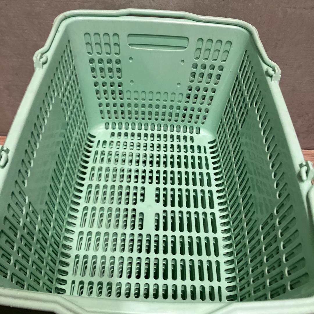チ*公様 昭和レトロ　イオン　9個　買い物かご　レトロポップ　収納　かご　店舗