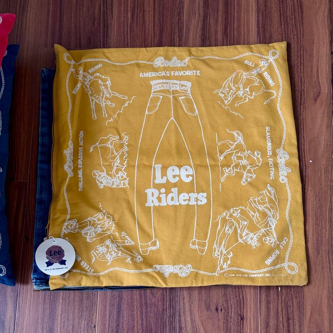 Lee クッション ビンテージ レア デニム カバー バンダナ