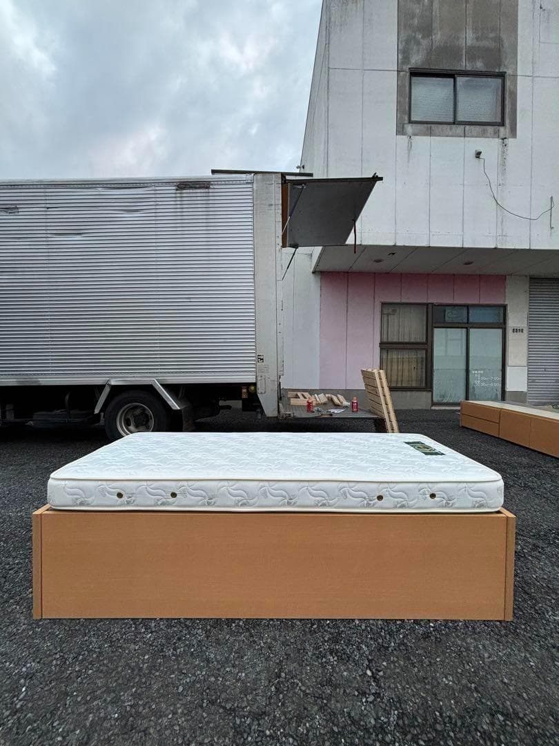 ②国産マットレス セミシングル