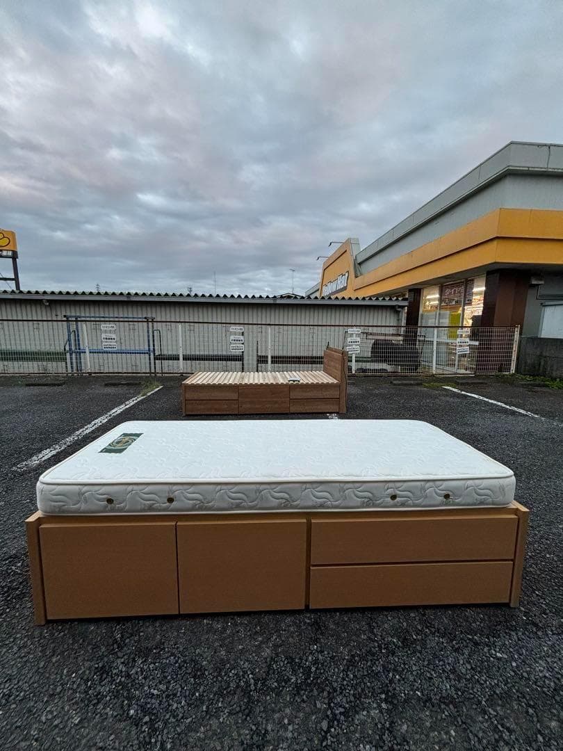 ②国産マットレス セミシングル