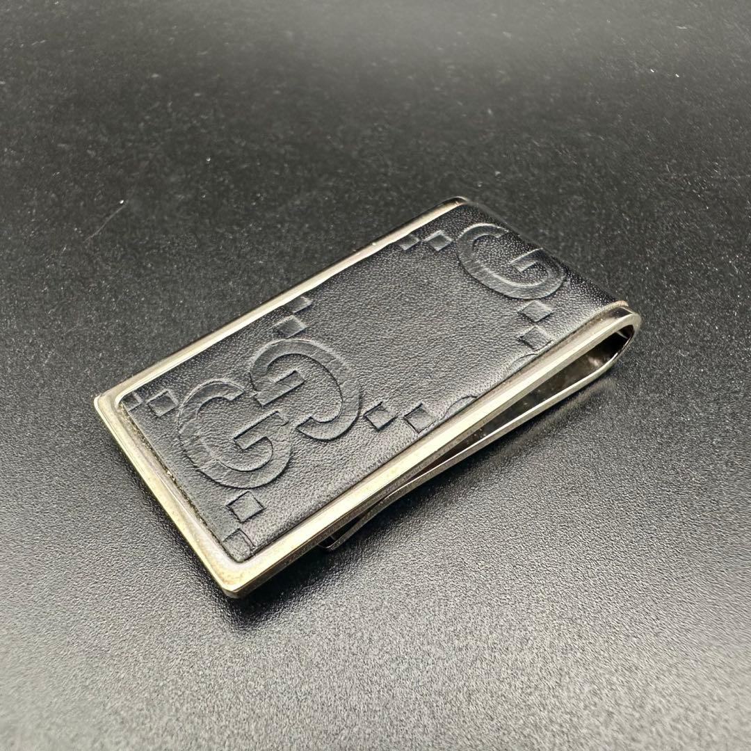 極美品✨　GUCCI　マネークリップ　インターロッキング　ロゴ　刻印　1506