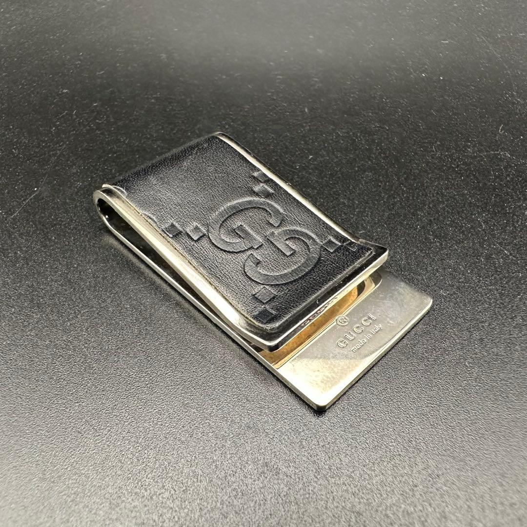 極美品✨　GUCCI　マネークリップ　インターロッキング　ロゴ　刻印　1506
