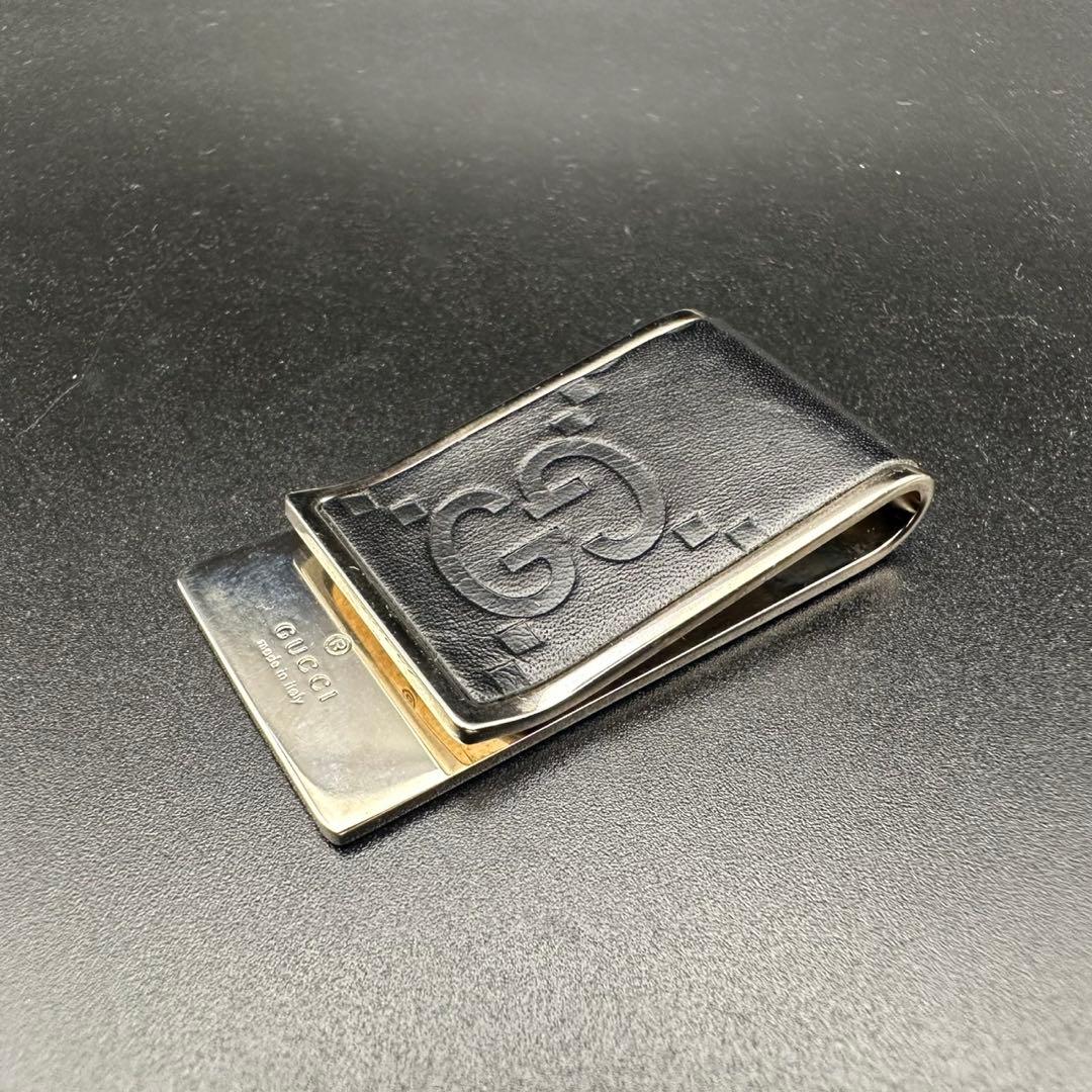 極美品✨　GUCCI　マネークリップ　インターロッキング　ロゴ　刻印　1506