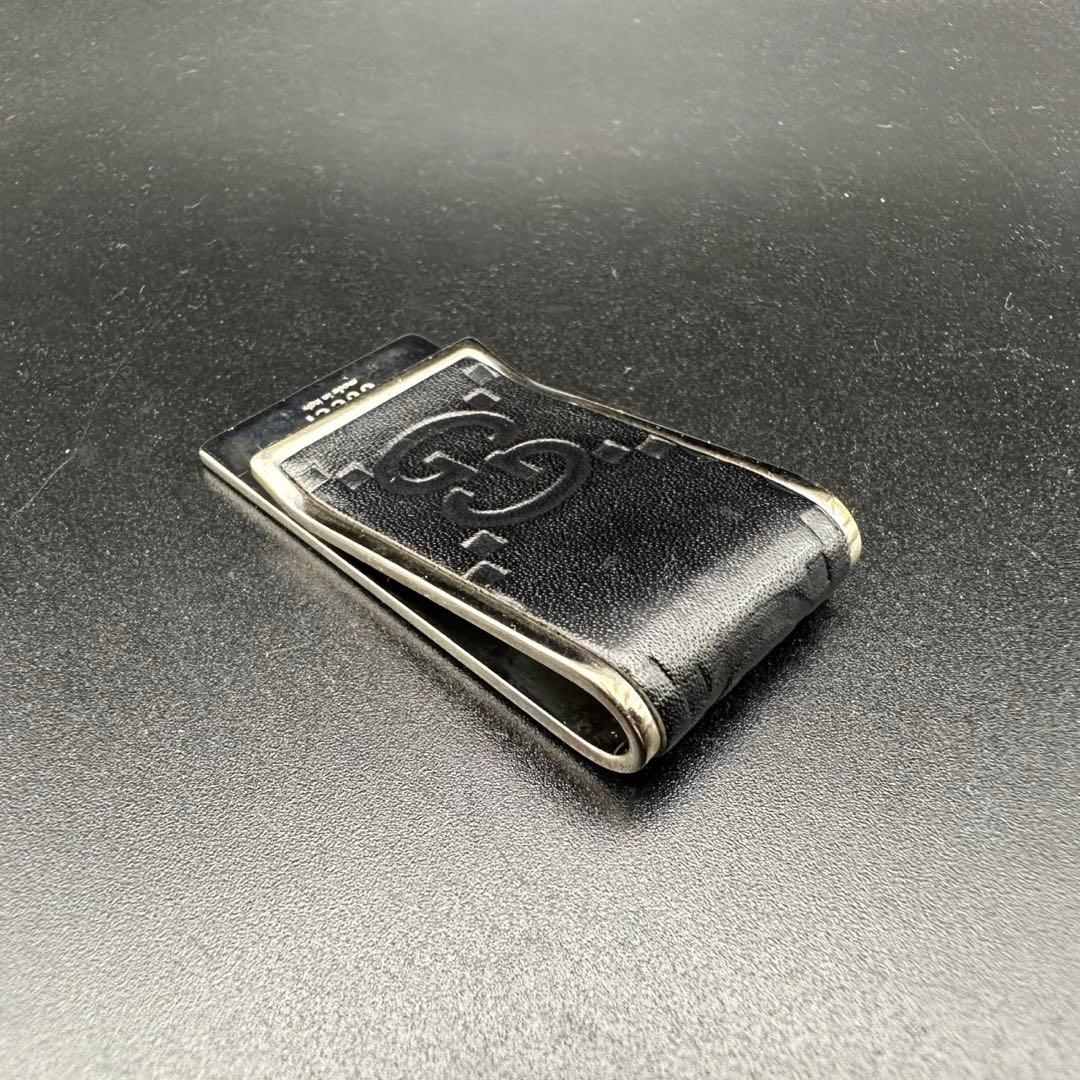 極美品✨　GUCCI　マネークリップ　インターロッキング　ロゴ　刻印　1506