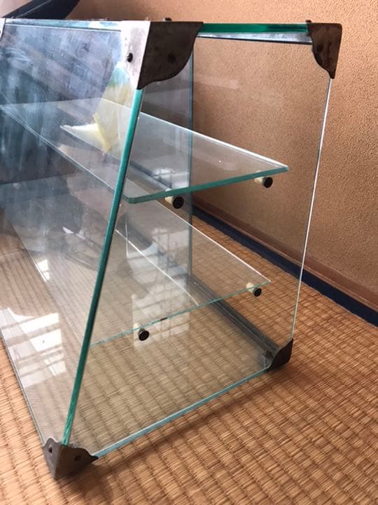 アンティーク　什器　ヴィンテージ全面ガラスショーケース