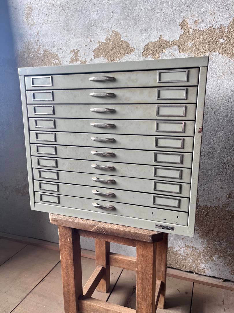 スチール製 10段引き出し 書類ケース