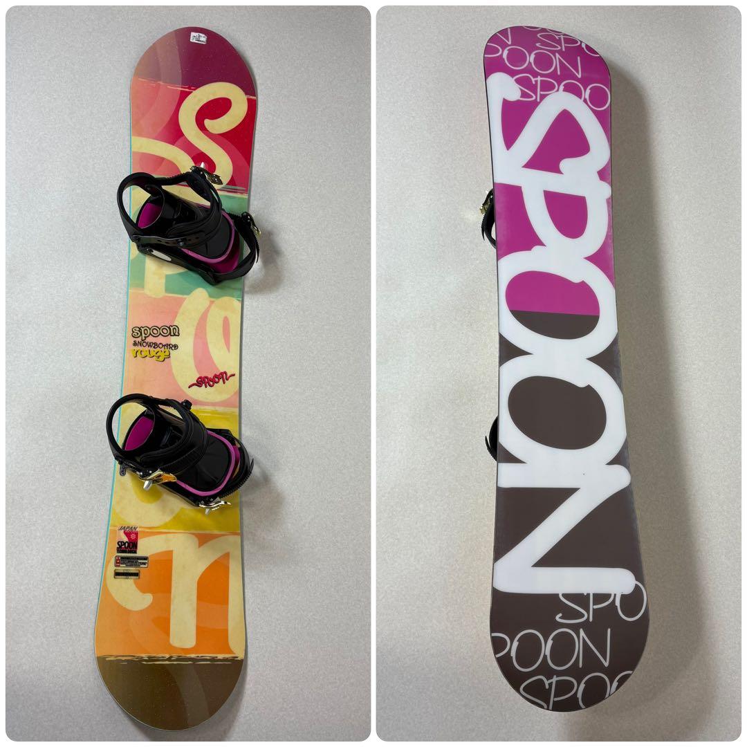 spoon rouge スノーボード 142cm S/Mビンディング レディース