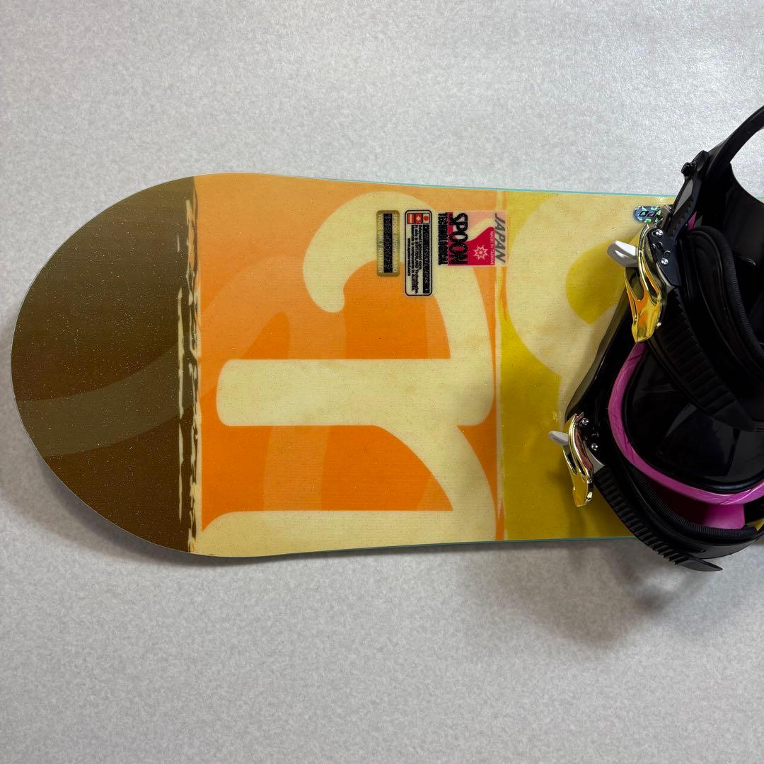 spoon rouge スノーボード 142cm S/Mビンディング レディース