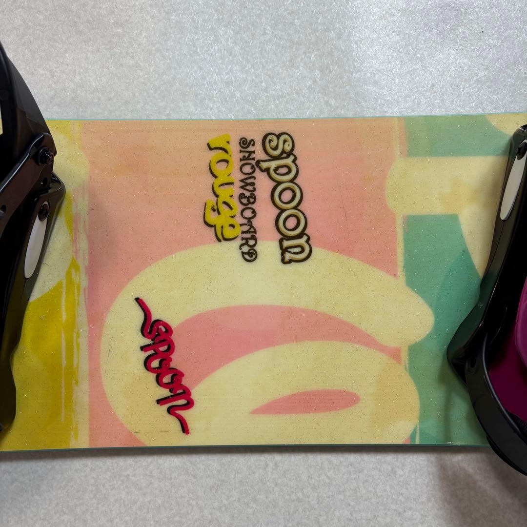 spoon rouge スノーボード 142cm S/Mビンディング レディース