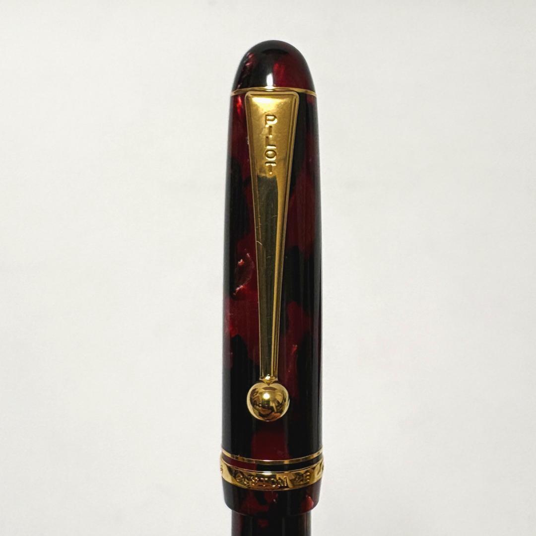 【美品】PILOT ボールペン CUSTOM LEGANCE2 レッド