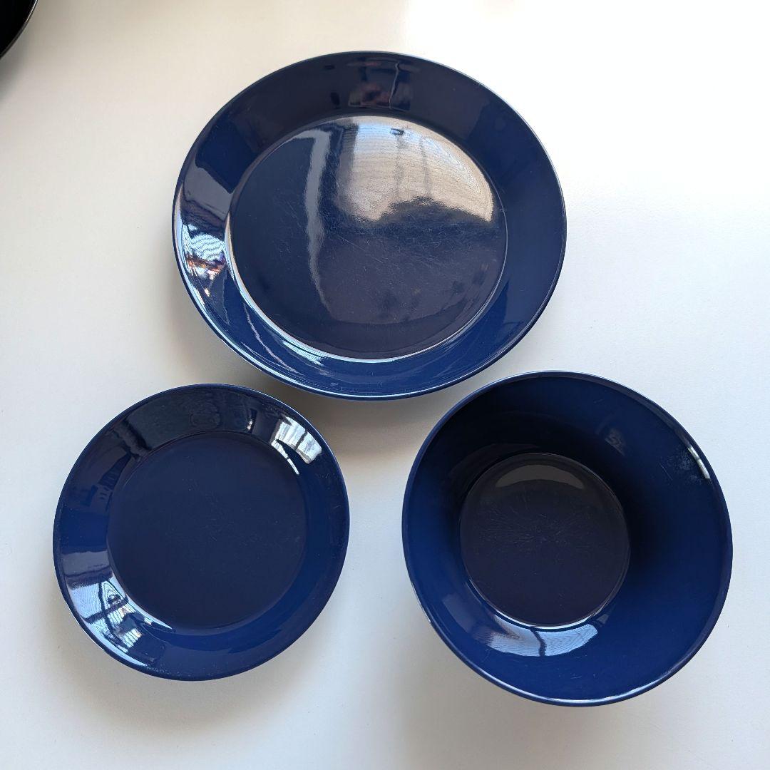 Teema【中古品】イッタラ ティーマ ブルー３個セット