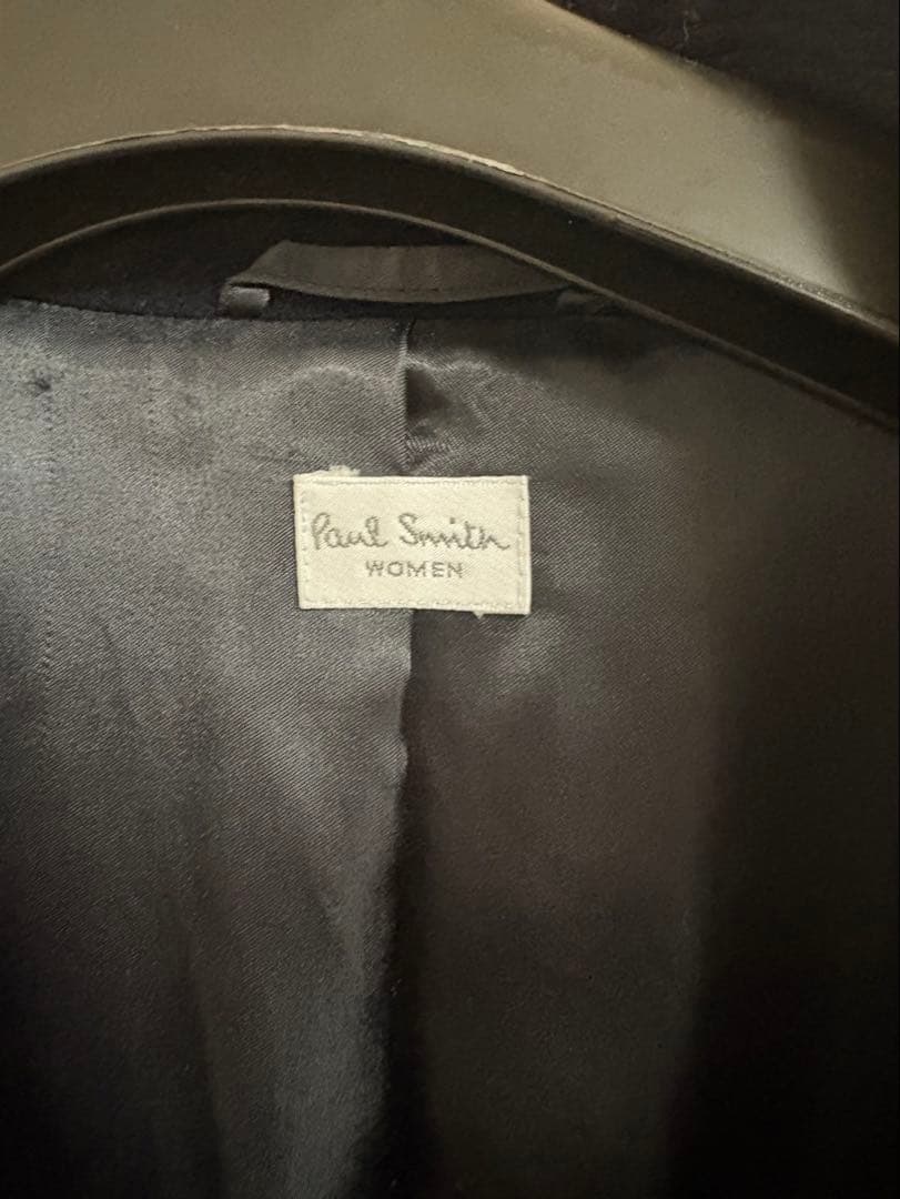 【Paul Smith】ポールスミス　ロングコート　42 Aライン ネイビー