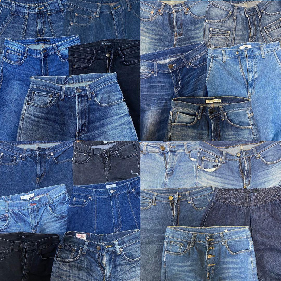 デニム まとめ売り 21枚セット レディース ジーパン ジーンズ 格安古着
