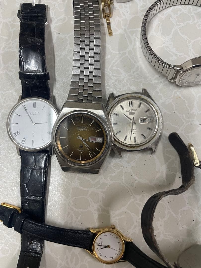 ❷時計86個まとめ売り SEIKO16個あり 手巻き、自動巻き