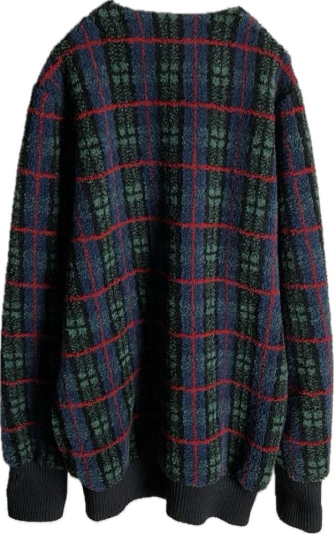 Vivienne Westwood チェック ボア カーディガン