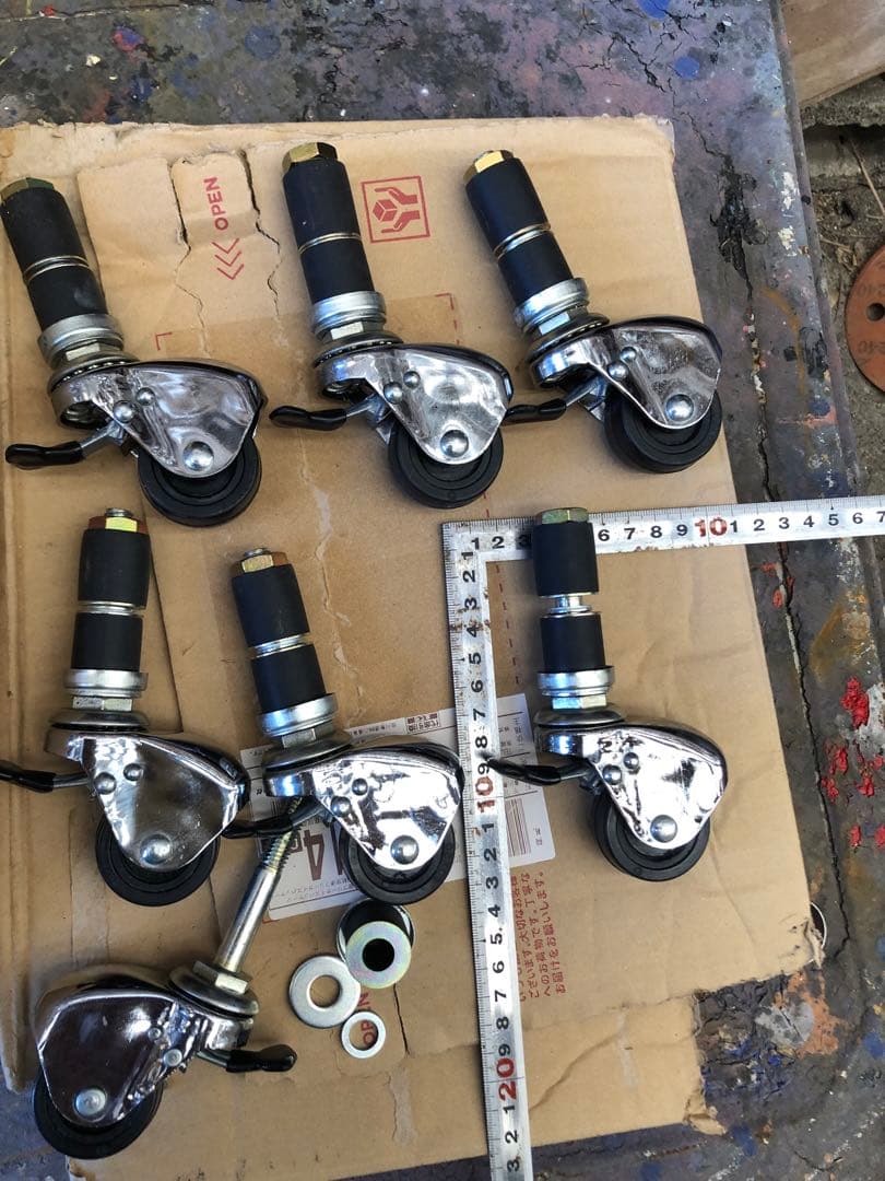 アルミ門扉、台車用、多目的キャスター新品